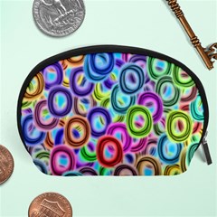 Colorful Ovals              Accessory Pouch by LalyLauraFLM