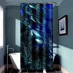 Shiny Blue Pebbles Shower Curtain 36  x 72  (Stall)  Curtain(36 X72 ) - 33.26 x66.24  Curtain(36 X72 )