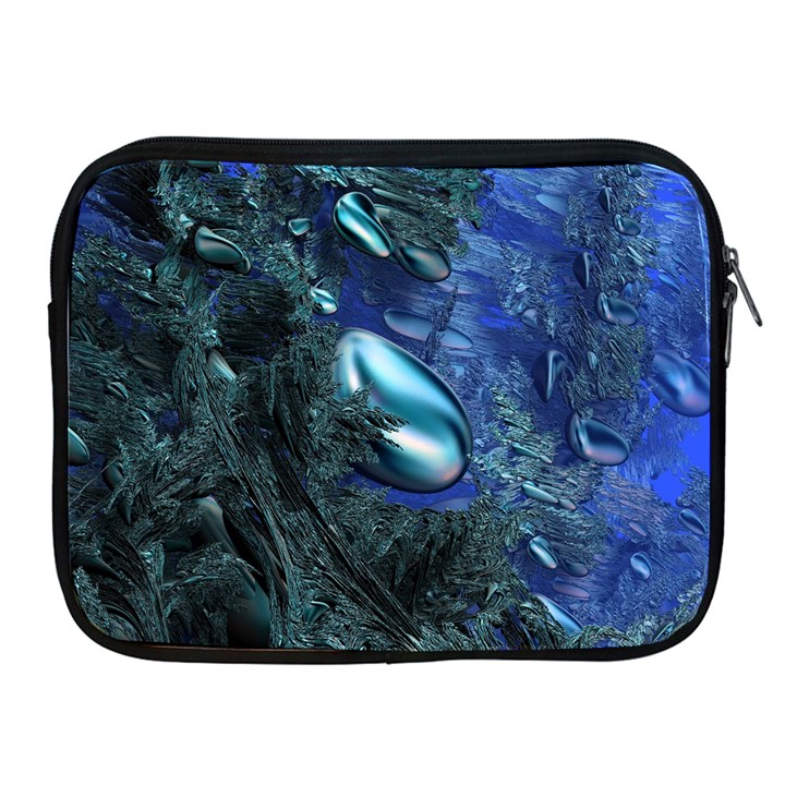 Shiny Blue Pebbles Apple iPad 2/3/4 Zipper Cases