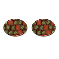 Information Puzzle Cufflinks (oval)