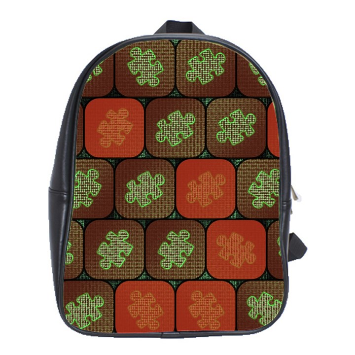 Information Puzzle School Bags(Large) 