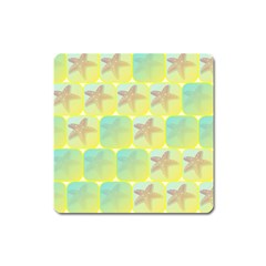 Starfish Square Magnet by linceazul