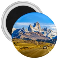 Snowy Andes Mountains, El Chalten, Argentina 3  Magnets by dflcprints