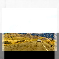 Snowy Andes Mountains, El Chalten, Argentina Rectangular Jigsaw Puzzl by dflcprints