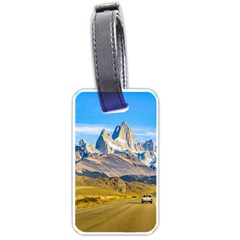 Snowy Andes Mountains, El Chalten, Argentina Luggage Tags (one Side)  by dflcprints