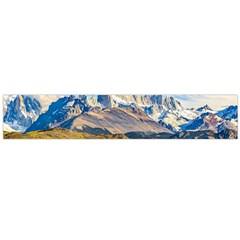 Snowy Andes Mountains, El Chalten, Argentina Flano Scarf (large)  by dflcprints