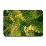 Green And Gold Abstract Small Doormat  24 x16  Door Mat