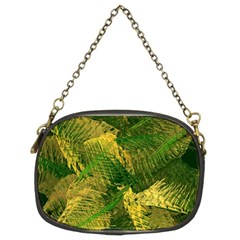 Green And Gold Abstract Chain Purses (two Sides)  by linceazul