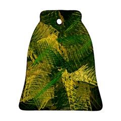 Green And Gold Abstract Ornament (bell) by linceazul