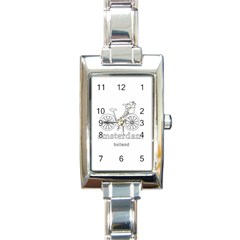 Amsterdam Rectangle Italian Charm Watch by Valentinaart