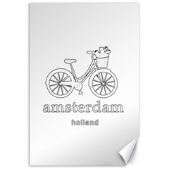 Amsterdam Canvas 20  X 30   by Valentinaart