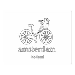 Amsterdam Double Sided Flano Blanket (large)  by Valentinaart