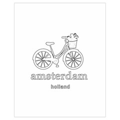 Amsterdam Drawstring Bag (small) by Valentinaart