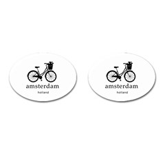 Amsterdam Cufflinks (oval) by Valentinaart