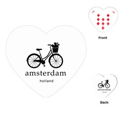 Amsterdam Playing Cards (heart)  by Valentinaart