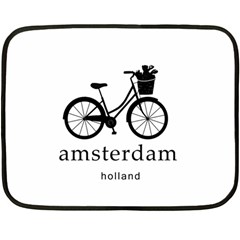 Amsterdam Double Sided Fleece Blanket (mini)  by Valentinaart