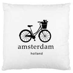 Amsterdam Large Cushion Case (two Sides) by Valentinaart