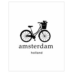 Amsterdam Drawstring Bag (small) by Valentinaart