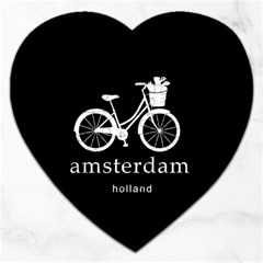 Amsterdam Jigsaw Puzzle (heart) by Valentinaart