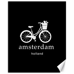 Amsterdam Canvas 11  X 14   by Valentinaart