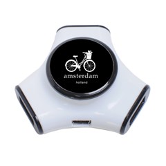 Amsterdam 3-port Usb Hub by Valentinaart