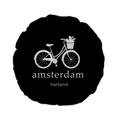 Amsterdam Standard 15  Premium Round Cushions by Valentinaart