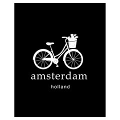 Amsterdam Drawstring Bag (small) by Valentinaart