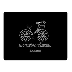 Amsterdam Double Sided Fleece Blanket (small)  by Valentinaart