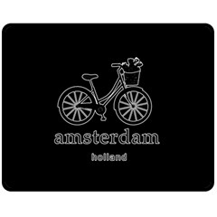 Amsterdam Double Sided Fleece Blanket (medium)  by Valentinaart