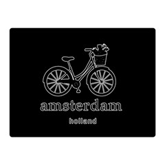 Amsterdam Double Sided Flano Blanket (mini)  by Valentinaart