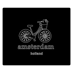 Amsterdam Double Sided Flano Blanket (small)  by Valentinaart