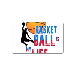 Basketball Is My Life Magnet (name Card) by Valentinaart