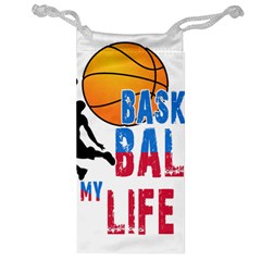 Basketball Is My Life Jewelry Bag by Valentinaart