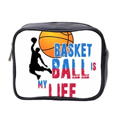 Basketball Is My Life Mini Toiletries Bag 2-side by Valentinaart