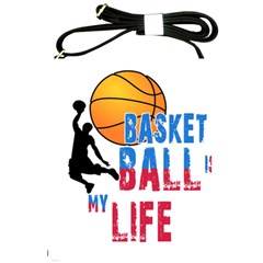 Basketball Is My Life Shoulder Sling Bags by Valentinaart