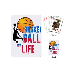 Basketball Is My Life Playing Cards (mini)  by Valentinaart