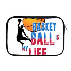 Basketball Is My Life Apple Macbook Pro 17  Zipper Case by Valentinaart