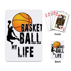 Basketball Is My Life Playing Card by Valentinaart