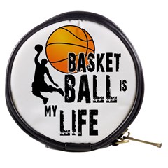 Basketball Is My Life Mini Makeup Bags by Valentinaart