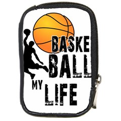 Basketball Is My Life Compact Camera Cases by Valentinaart