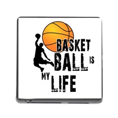 Basketball Is My Life Memory Card Reader (square) by Valentinaart