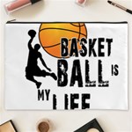 Basketball is my life Cosmetic Bag (XXXL)  Front