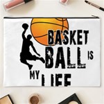 Basketball is my life Cosmetic Bag (XXXL)  Back