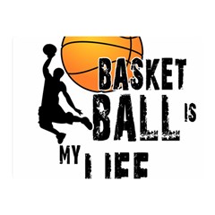 Basketball Is My Life Double Sided Flano Blanket (mini)  by Valentinaart