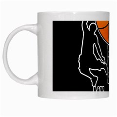 Basketball is my life White Mugs