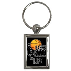 Basketball is my life Key Chains (Rectangle) 