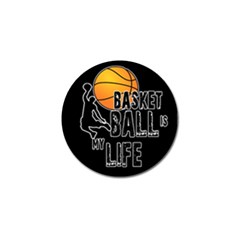 Basketball is my life Golf Ball Marker