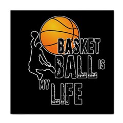 Basketball Is My Life Face Towel by Valentinaart