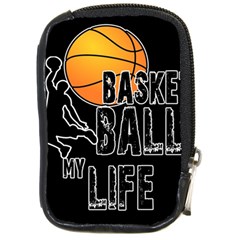 Basketball is my life Compact Camera Cases