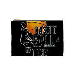 Basketball is my life Cosmetic Bag (Medium) 